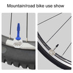 ENLEE E-Q234 1pair Bicycle Universal Valve Stickers Bike Touring Wheel Decorative Stripes, B Model, D Model, E Model, F Model, G Model, H Model, I Model, J Model