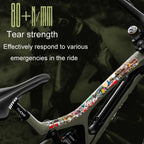ENLEE E14611 10pcs /Set Bicycle TPU Invisible Film Road Bike Body Jersey Color Changing Membrane, Cartoon, Caterpillar, Beauty, Camouflage, Wood Monster, Sunset, Doughnut, Doodle, Orangutan, Chinese Dream