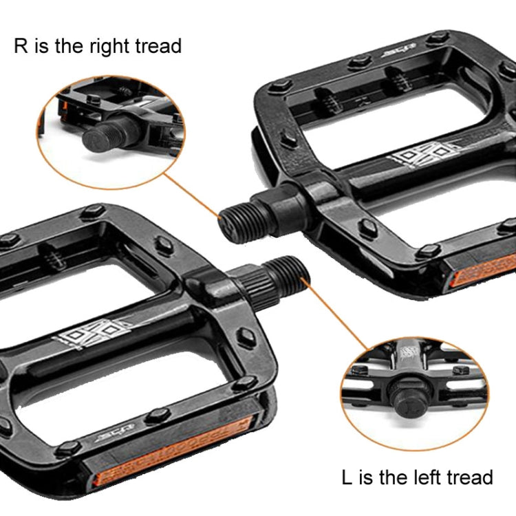 ENLEE M504 1pair Bicycle Aluminum Ball Pedals Recreational Pedals With Reflectors