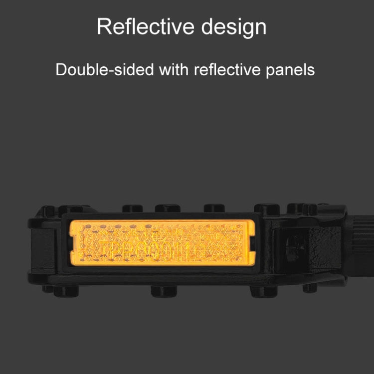 ENLEE M504 1pair Bicycle Aluminum Ball Pedals Recreational Pedals With Reflectors