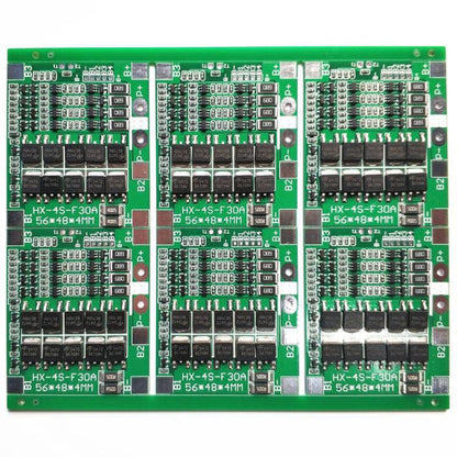 4 S 14.8V / 12.8V 30A Lithium Battery Protective Plate With Equalizer Lithium Iron Phosphate Battery Protection Board, 3.7V Lithium, 3.2V LiFePO4