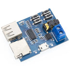 MP3 Lossless Decoder Board Decoder TF Card USB Flash Drive MP3 Decoding Player Module With Amplifier, Micro, Type-C
