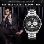Curren 8077 Men Casual Business Waterproof Quartz Watch