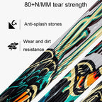 ENLEE E-2210 10pcs /Set Bicycle Jersey Stickers Mountain Bike Frame Protection Adhesive Tape, Transparent, Explosion, Anime, Aurora, Camouflage, Shark, Snake, Stripe, Graffiti, Chinese Style