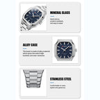 Curren 8458 Business Steel Strap Men Quartz Watch, Golden Shell Black, White Shell Golden Circle White Surface, White Shell Black, White Shell Blue, White Shell Light Green