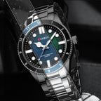 Curren 8450 Business Sports Steel Strap Men Quartz Watch, White Shell Black, White Shell Blue, White Shell Green, Black Shell Black