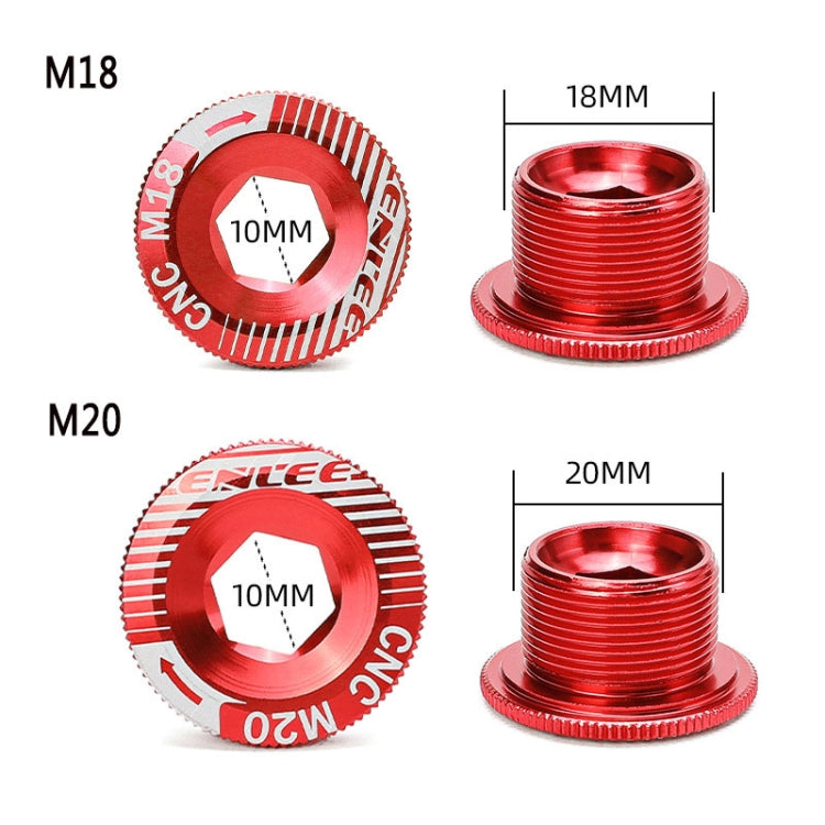 Aluminum Crank Cover For Bicycle Discs For IXF Crank Accessories, ENLEE M18, ENLEE M20