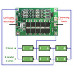 3S 11.1V 12.6V 60A 18650 Li-Ion Battery Charger Protection Board, 3S 11.1V 12.6V 60A (Balanced), 3S 11.1V 12.6V 60A (Enhanced)