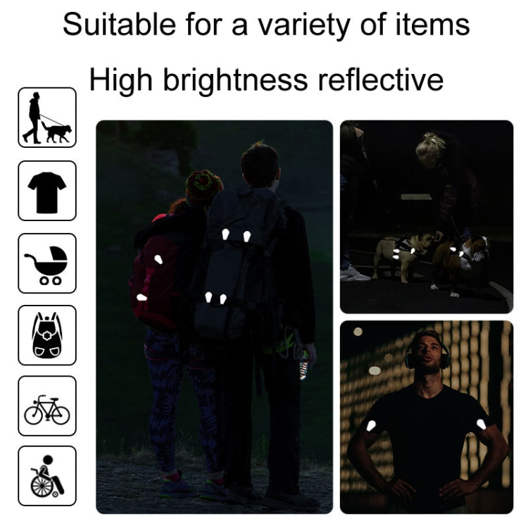ENLEE EN-7855 Multifunctional Reflective Magnet Clip Outdoor Sports Night Running Safety Warning Stickers, A Model, B Model, C Model, D Model, E Model, F Model, G Model, H Model, I Model, J Model