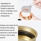 CSTUR Y2218 Outdoor Ultralight Aluminum Stove Camping Fishing Portable Liquid Alcohol Stoves