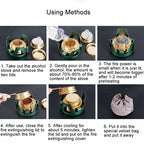 CSTUR Y2218 Outdoor Ultralight Aluminum Stove Camping Fishing Portable Liquid Alcohol Stoves