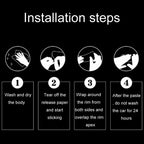 Electrical Motorcycle Graffiti Reflective Stickers Bicycle Decorative Warning Strips, ENLEE EN-6541 35pcs /Set