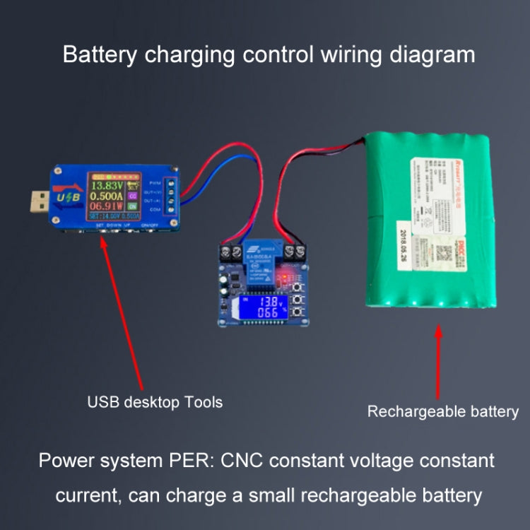 12V/24V/36V/48V 30A Battery Overshoot & Over-Discharge Protection Automatic Shutdown Switch Module