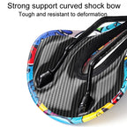 ENLEE E-ZD412 Bicycle Carbon Fiber Cushion Outdoor Riding Mountain Bike Saddle, Explosion, Skull, Camouflage, Devil, Graffiti, Donut