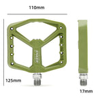 ENLEE F228 1pair Bicycle Nylon Pedals Mountain Bike Widened Riding Footrests
