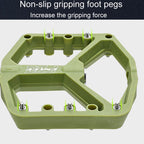 ENLEE F228 1pair Bicycle Nylon Pedals Mountain Bike Widened Riding Footrests