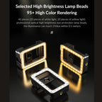 APEXEL  Multifunctional Fill Light Phone Clip With 1/4 Inch & M17 M37 Thread Tnterface, APL-FL.23