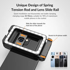 APEXEL  Multifunctional Fill Light Phone Clip With 1/4 Inch & M17 M37 Thread Tnterface, APL-FL.23
