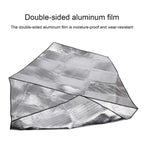 Outdoor Large Hexagonal Double Sided Aluminum Film Moisture Pad Waterproof Heat Insulation Camping Equipment Tent Picnic Pad