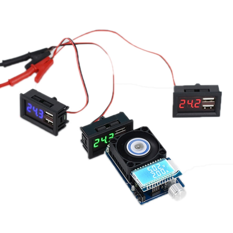 Digital Display Lithium Battery Pack To 5V USB Converter Step-Down Module, F8-40V