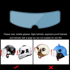 Travel Motorcycle Helmet Rainproof and Anti-fog Film, Paste Inside, Paste Outside, Thick Traceless Glue Inside, Thick Traceless Glue Outside, Extra Large Inside, Extra Large Outside, 3 Generation Inside, 3 Generation Outside