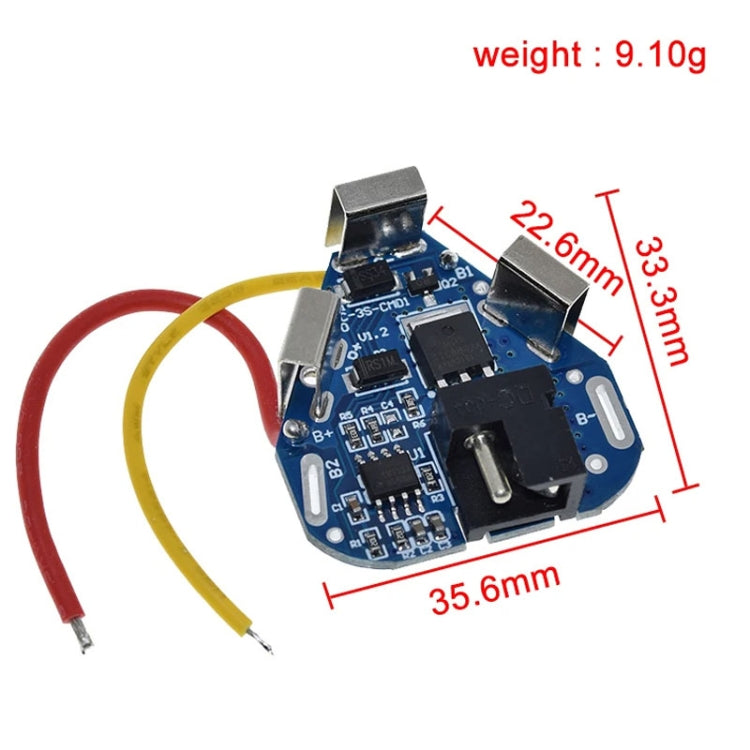 3S 12.6V DC Lithium Battery Protection Board Power Battery Protection Plate For Electrical Drill, 3S 12.6V DC