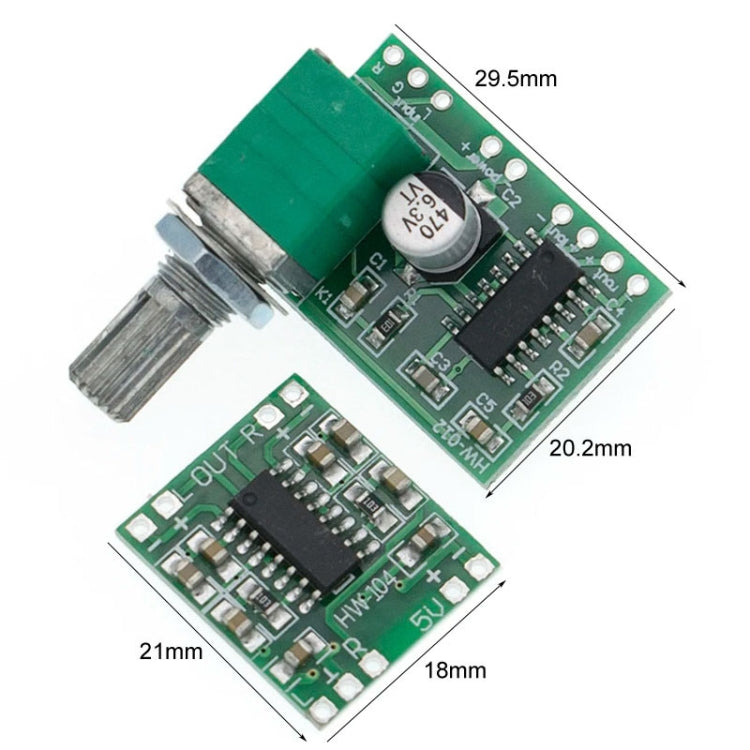 10pcs PAM8403 Mini 5V Digital Amplifier Board USB Power Supply Good Sound Effect, With Potentiometer, Module