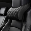Car Seat Memory Foam Support Cushion, Black Headrest, Coffee Headrest, Black Waist Support, Coffee Waist Support
