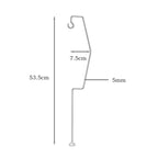 Outdoor Camping Desk Lamp Frame Retro Iron Art Camp Lamp Hanging Shelf Desktop Magnet Light Pole, 53.5cm