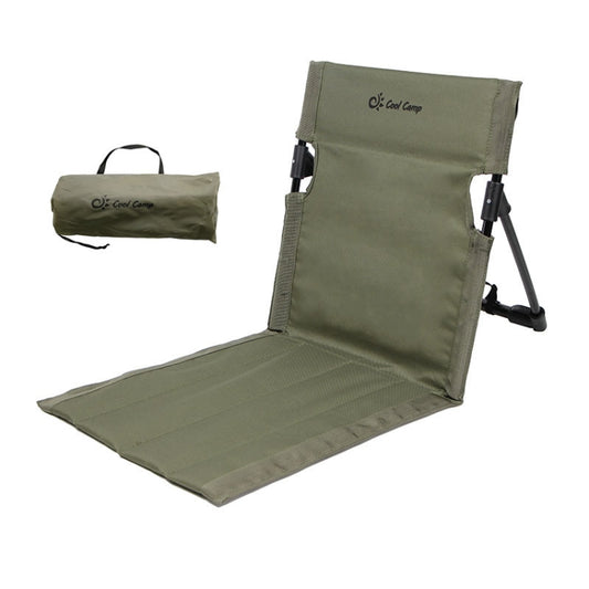 COOL CAMP C-Y006 Outdoor Camping Back Cushion Aluminum Folding Beach Chair Park Wild Leisure Chair
