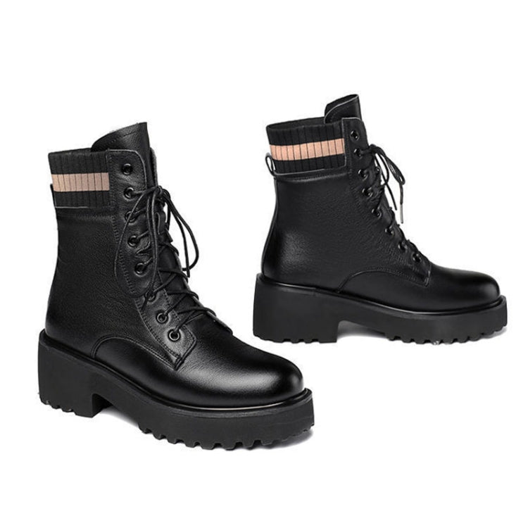 Women Fall And Winter Martin Boots England Style Thick Bottom Short Boots, 35, 36, 37, 38, 39, 40