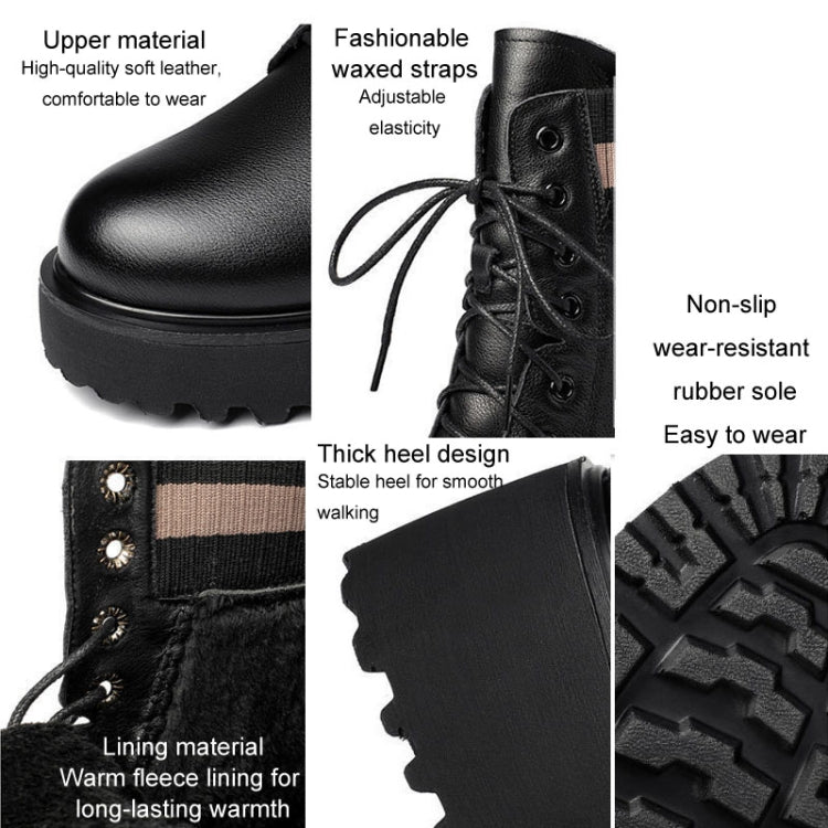 Women Fall And Winter Martin Boots England Style Thick Bottom Short Boots, 35, 36, 37, 38, 39, 40