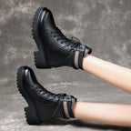 Women Fall And Winter Martin Boots England Style Thick Bottom Short Boots, 35, 36, 37, 38, 39, 40