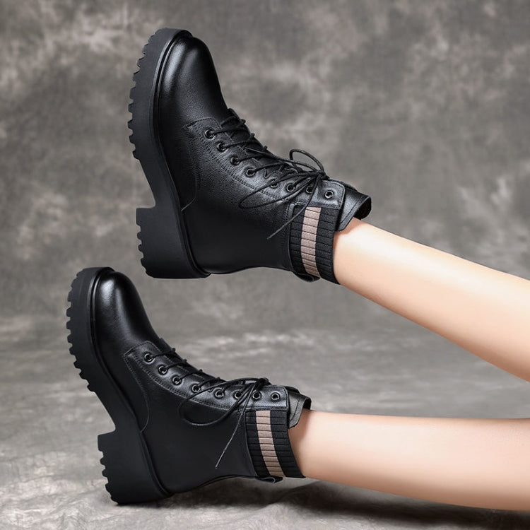 Women Fall And Winter Martin Boots England Style Thick Bottom Short Boots, 35, 36, 37, 38, 39, 40
