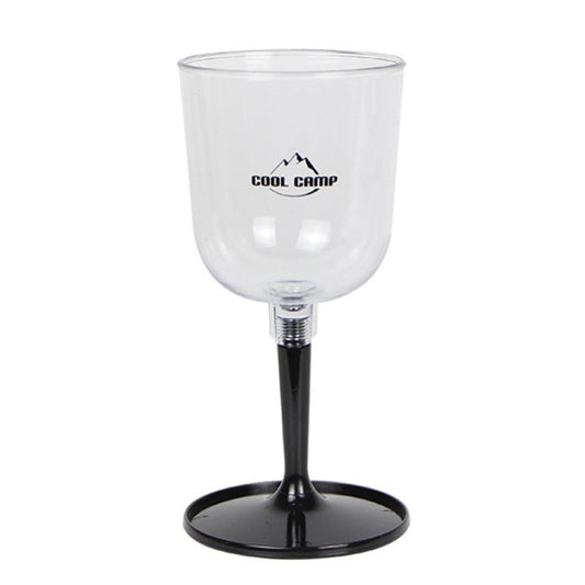 COOL CAMP CF-523 Removable Portable Outdoor Camping Wine Glass Shatterproof Resin Collapsible Champagne Cup