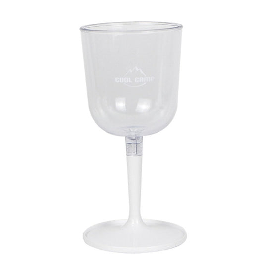 COOL CAMP CF-523 Removable Portable Outdoor Camping Wine Glass Shatterproof Resin Collapsible Champagne Cup