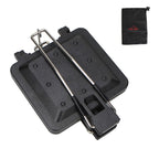 COOL CAMP CF-807 Outdoor Camping Folding Portable Sandwich Nonstick Grill Pan Toast Double Sided Skillet