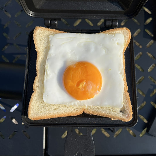 COOL CAMP CF-807 Outdoor Camping Folding Portable Sandwich Nonstick Grill Pan Toast Double Sided Skillet