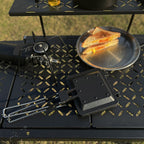 COOL CAMP CF-807 Outdoor Camping Folding Portable Sandwich Nonstick Grill Pan Toast Double Sided Skillet