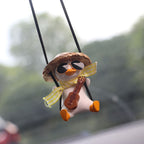 Car Cartoon Duck Rear View Mirror Interior Pendant