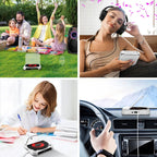 Kecag KC-918 Bluetooth CD Player Rechargeable Touchscreen Headphone Small Music Walkman