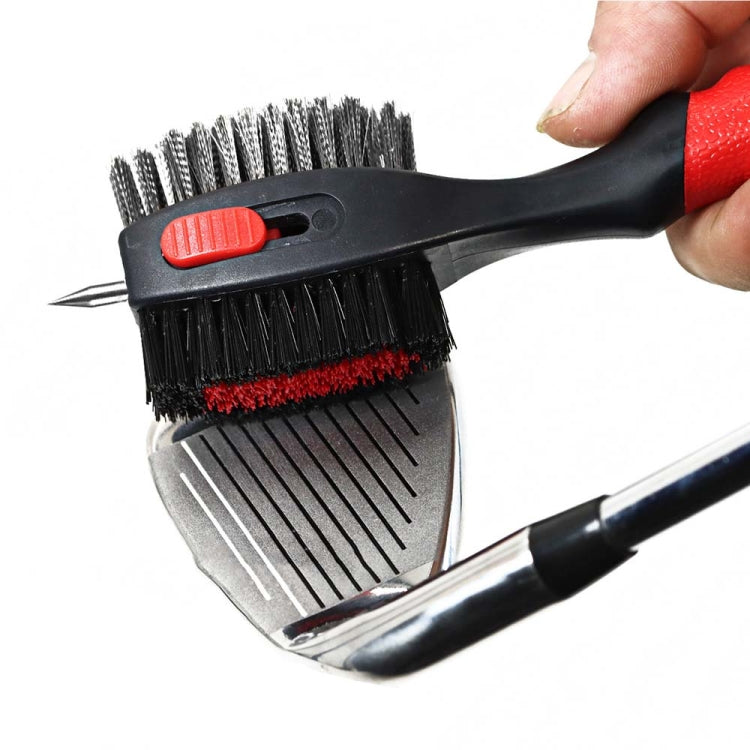 Retractable Golf Club Cleaning Brush Groove Cleaner Golf Accessories