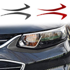 For Chevrolet Malibu 2016-2024 2pcs /Set Left-hand Drive Headlight Eyebrow Sticker