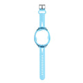 For Tamagotchi UNI (2023) Pet Game Machine Silicone Integrated Watch Strap Protective Case, Transparent Blue, Transparent, Transparent Pink