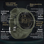 SANDA 2145 Calorie Pedometer Alarm Clock Waterproof Multifunctional Hiking Sports Shockproof Smart Watch
