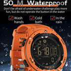 SANDA 2145 Calorie Pedometer Alarm Clock Waterproof Multifunctional Hiking Sports Shockproof Smart Watch