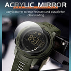SANDA 2145 Calorie Pedometer Alarm Clock Waterproof Multifunctional Hiking Sports Shockproof Smart Watch