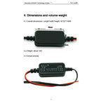 Vehicle Power Supply DC Ultra Thin Step-Down Power Converter, Fulree 12V To 3.3V 2.5A, Fulree 12V To 4.2V 2.5A, Fulree 12V To 5V 2.5A, Fulree 12V To 6V 2.5A, Fulree 12V To 7.5V 2.5A, Fulree 12V To 9V 1A