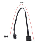 For Pirate Ship Controller Adapter Cable QL LL120 ICUE Divine Light Synchronization, 3Pin, 4Pin