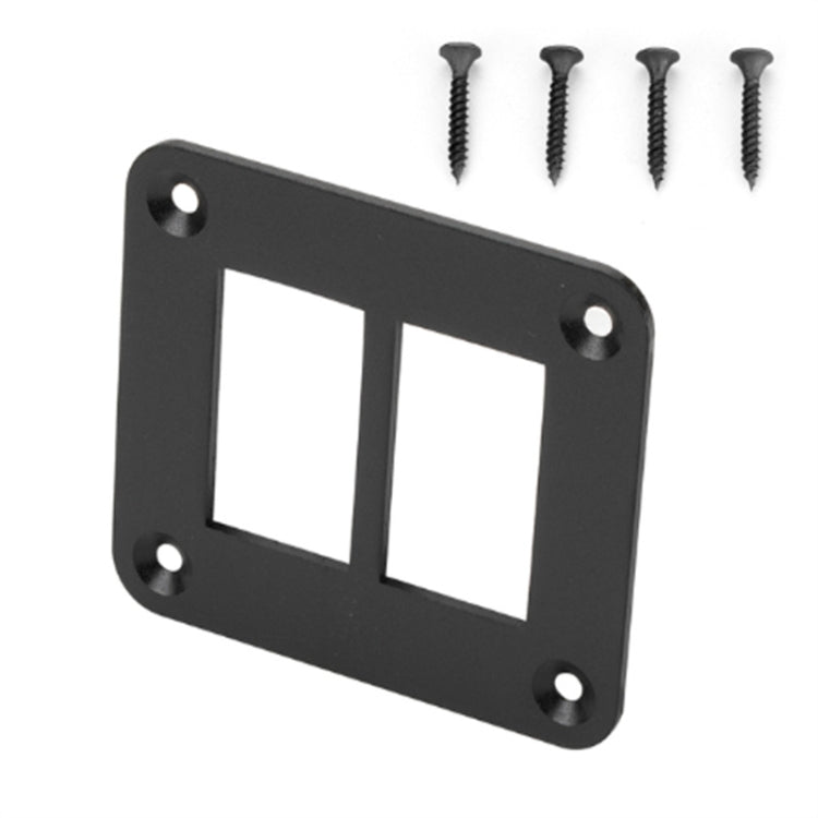 Road Aluminum Rocker Switch Panel Housing Bracket for Narva Type Boats Automotive Switch Parts, 2 Holes, 3 Holes, 4 Holes, 5 Holes